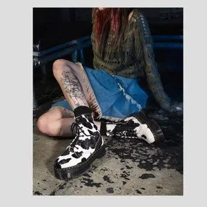 ★関税込★Dr.Martens★JADON HAIR-ON COW PRINT PLATFORM BOOTS Jadon Boot Hair On Cow Print Platform Boots – Posers Hollywood